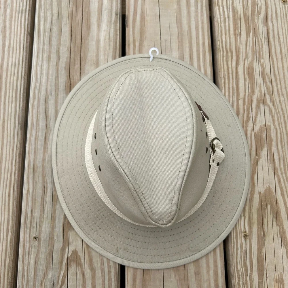 VINTAGE - Panama Jack Canvas Hat - Size Medium - Color‎ Tan/Khaki NEVER WORN